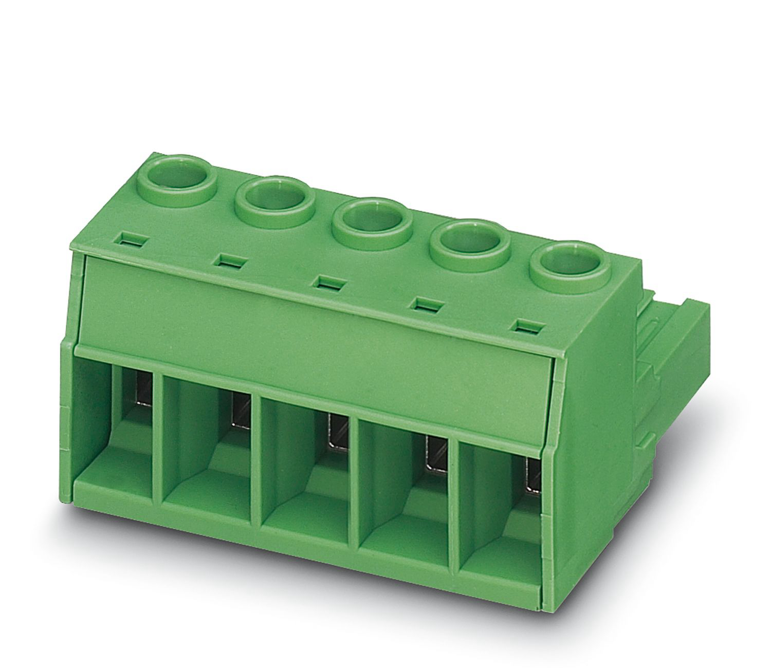 Phoenix Contact, 10.16mm Pitch, PC 16/3-ST-10.16, 3 Way, , Pluggable Terminal Block, Plug, Plug-In, Screw Termination,