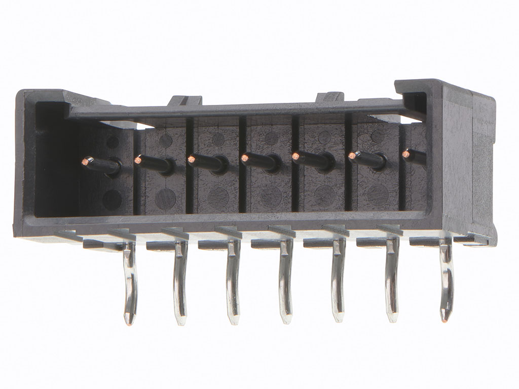 Molex, 534269 Male Connector Housing, 2.5mm Pitch, 7 Way, 1 Row Right Angle