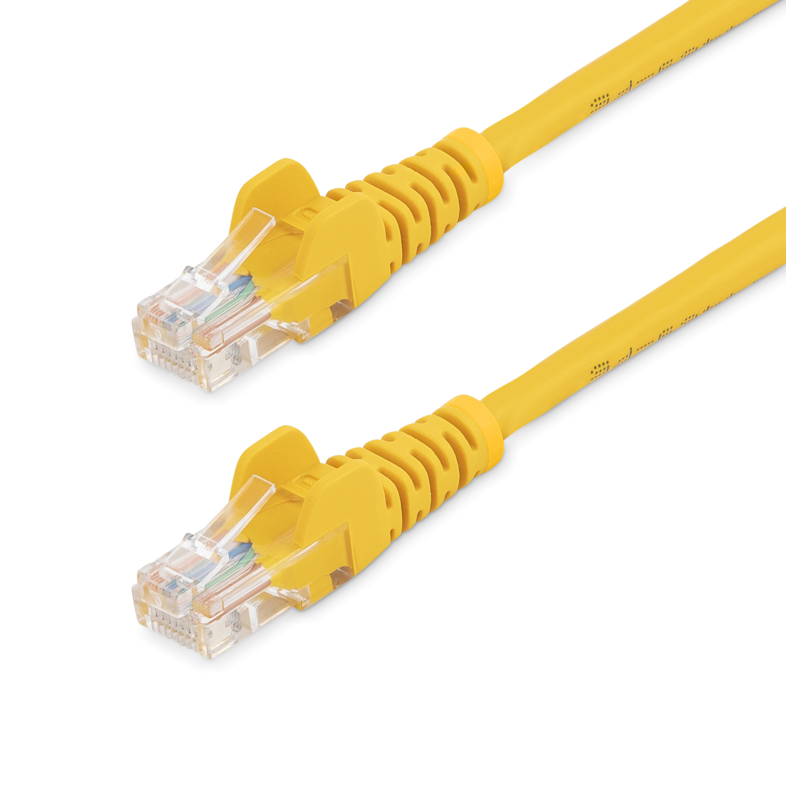 StarTech.com, 3m Cat5e, Yellow RJ45 to Male RJ45 Male, U/UTP Unshielded, Terminated PVC Sheath