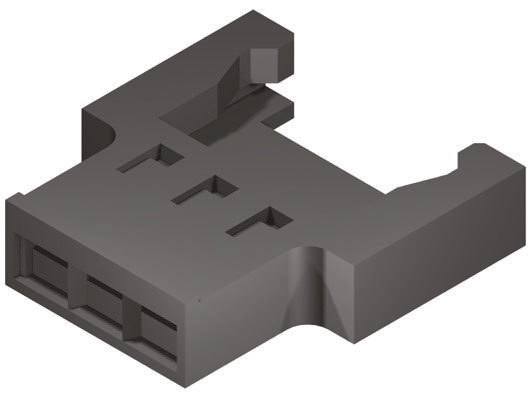 Molex Male Connector Housing, 2mm Pitch, 3 Way, 1 Row