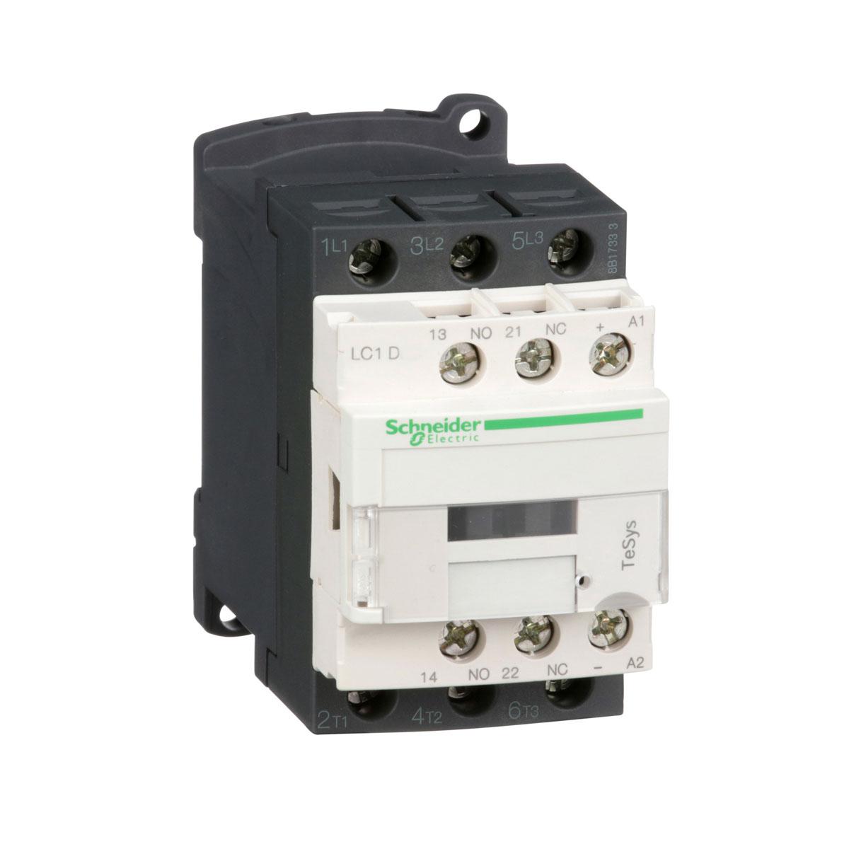 Schneider Electric TeSys D Contactor, 110 V dc Coil, 3-Pole, 9 A, 5.5 kW, 3NO