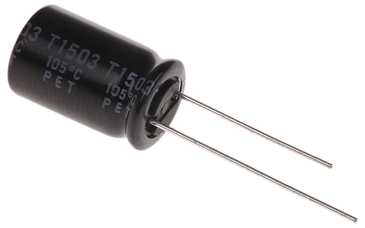 Rubycon 220μF Aluminium Electrolytic Capacitor 50V dc, Radial, Through Hole - 50ZL220MEFC10X16