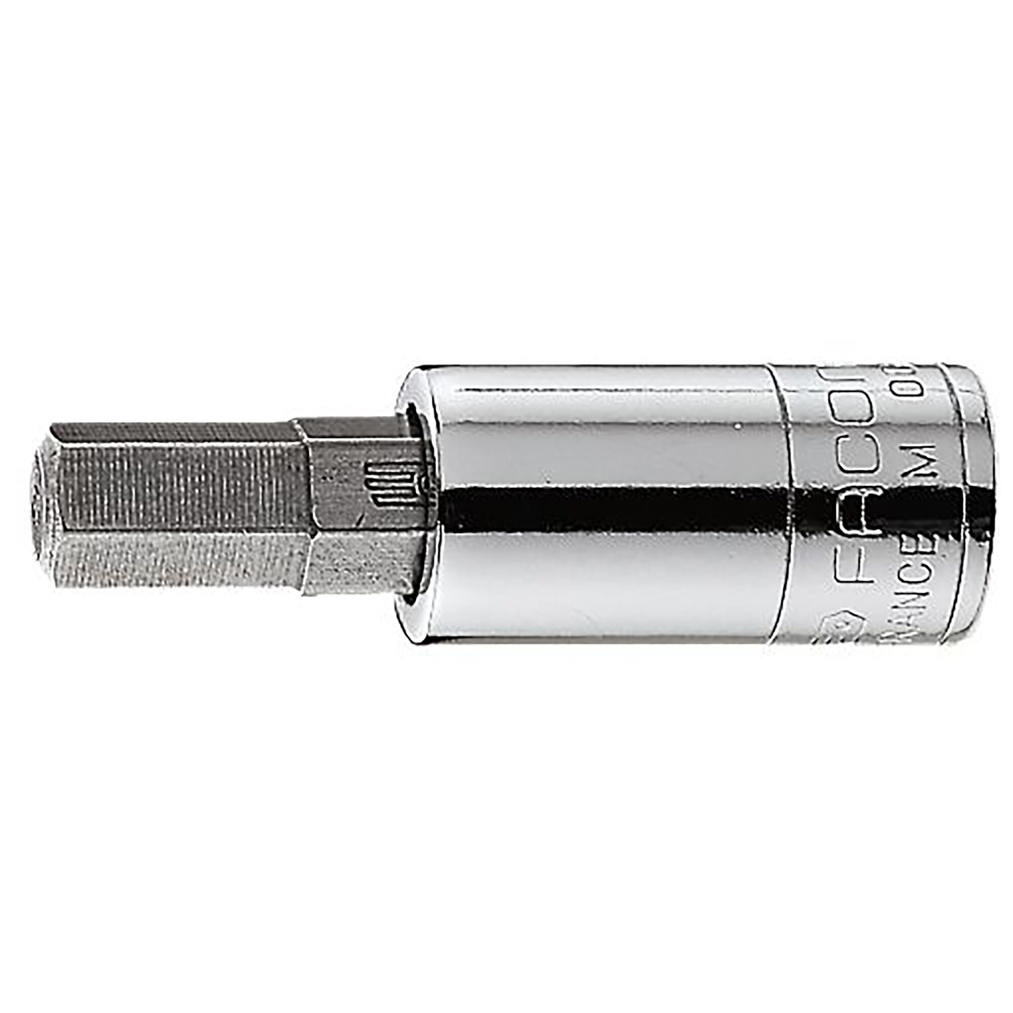 Facom 1/4 in Drive Bit Socket, Hex Bit, 6mm, 37 mm Overall Length