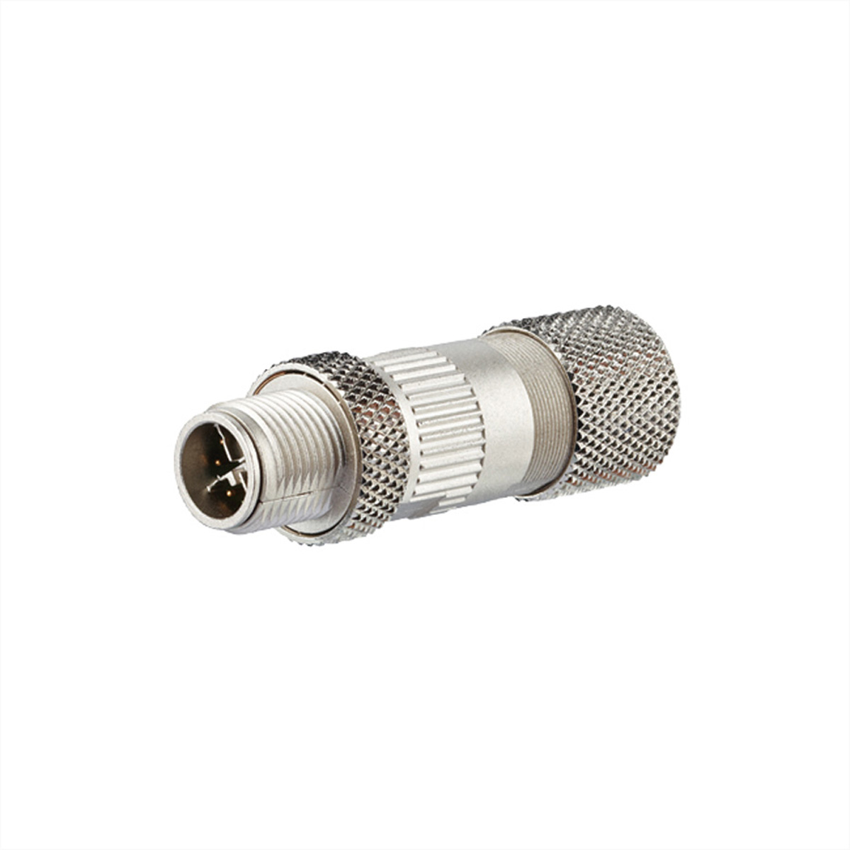 Metz-Connect Industrial Circular Connector, 8 Contacts, Screw, M12 Connector, Plug, Female, IP67, 30044488 Series