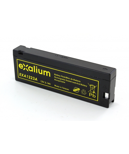 Exalium 12V F13 Lead Acid Battery, 2.1Ah