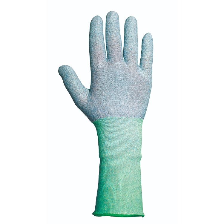 Traffi TG720 Blue Yarn Work Gloves, Size XL, Uncoated Coating