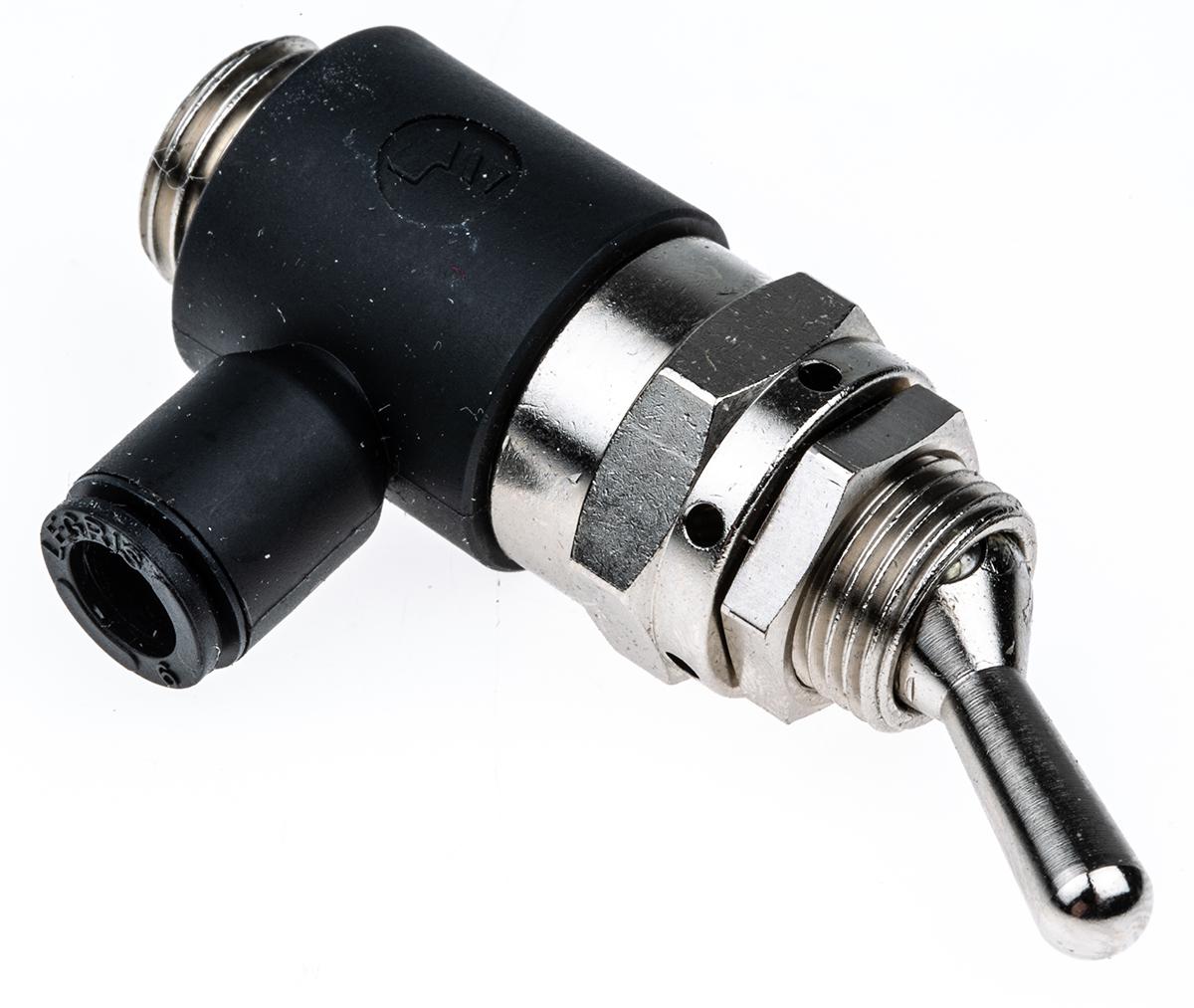 Legris Toggle Lever 3/2 Pneumatic Manual Control Valve 7801 Series, G 1/4, 1/4in, III B