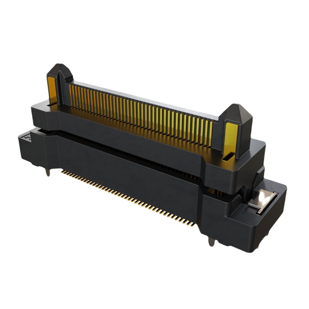 HARWIN FLECTO Series Vertical Surface PCB Header, 80 Contact(s), 0.5 mm Pitch, 2 Row, Shrouded