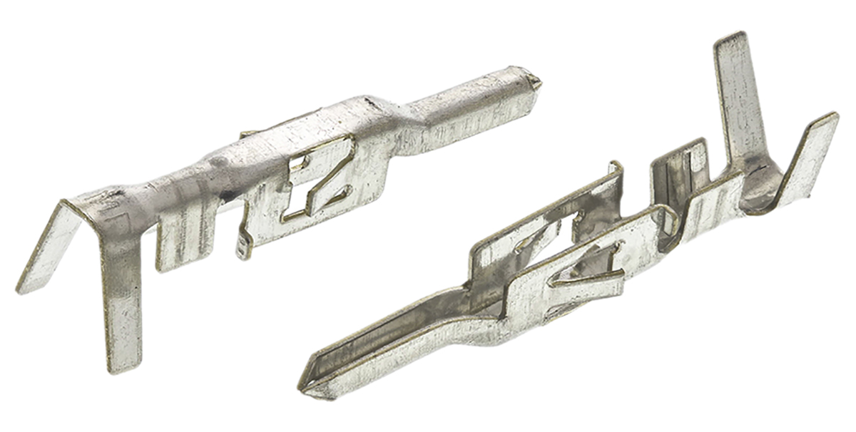 TE Connectivity VAL-U-LOK Series Male Crimp Terminal, 24AWG Min, 18AWG Max