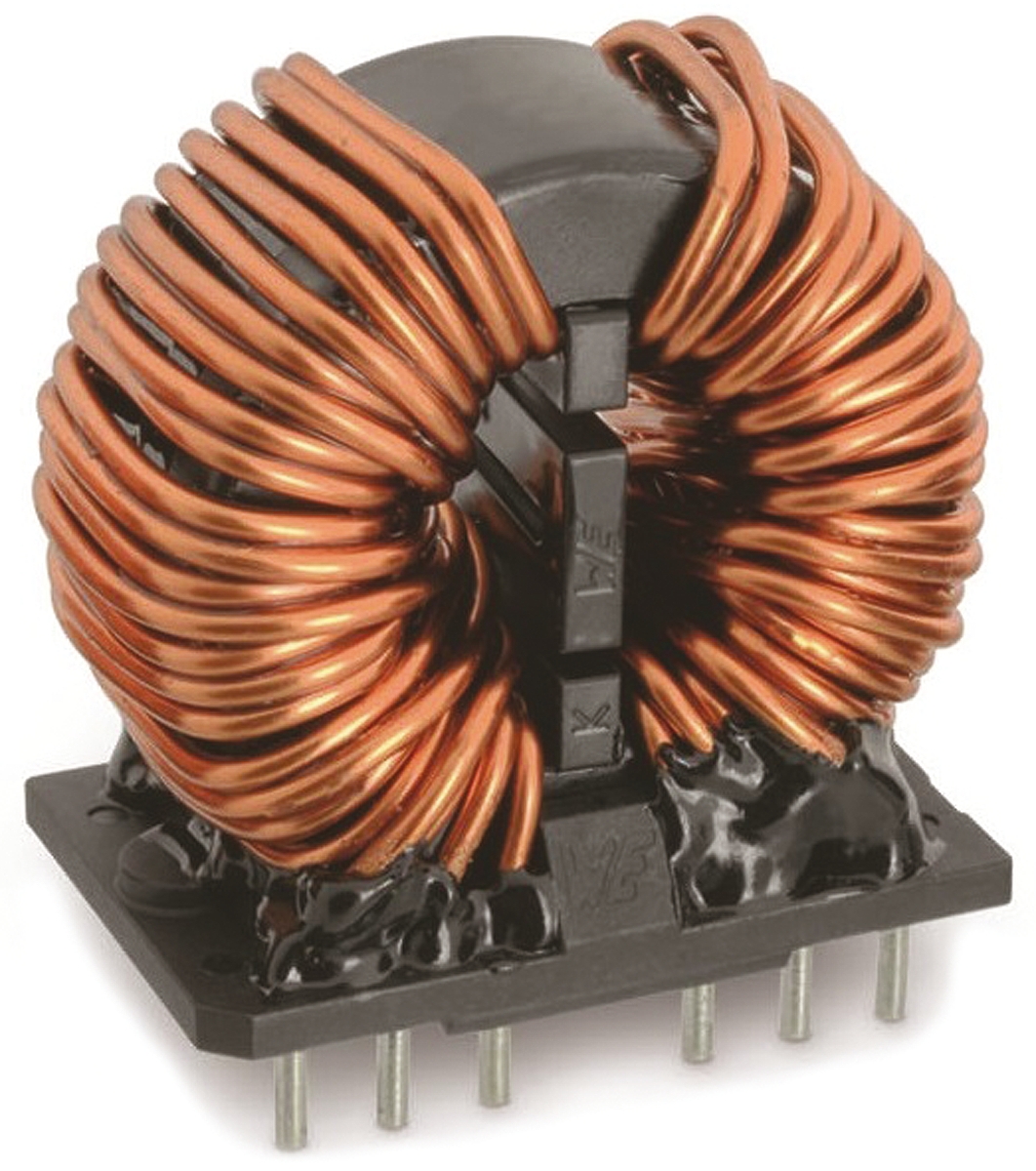 Wurth 2 x 3 mH -30 → +50% Nano Crystalline Common Mode Choke, Max SRF:1 kHz → 300 MHz, 26A Idc, 2 x 4.5mΩ