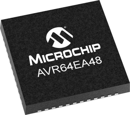 Microchip AVR64EA48-I/6LX, 8 bit 8 Bit MCU, AVR DD Microcontroller, 20 MHz, 64kB FLASH, EEPROM, 48-Pin VQFN
