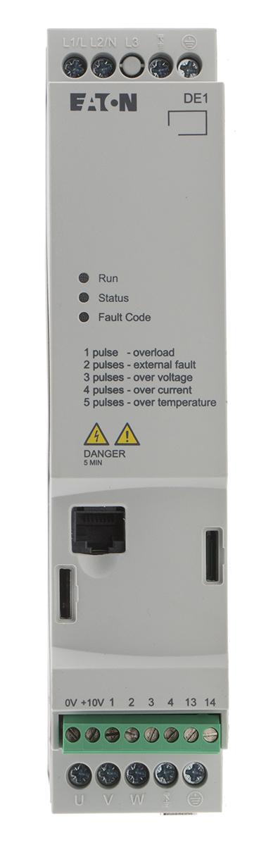 Eaton Variable Speed Starter, 1.5 kW, 1 Phase, 230 V ac, 7 A