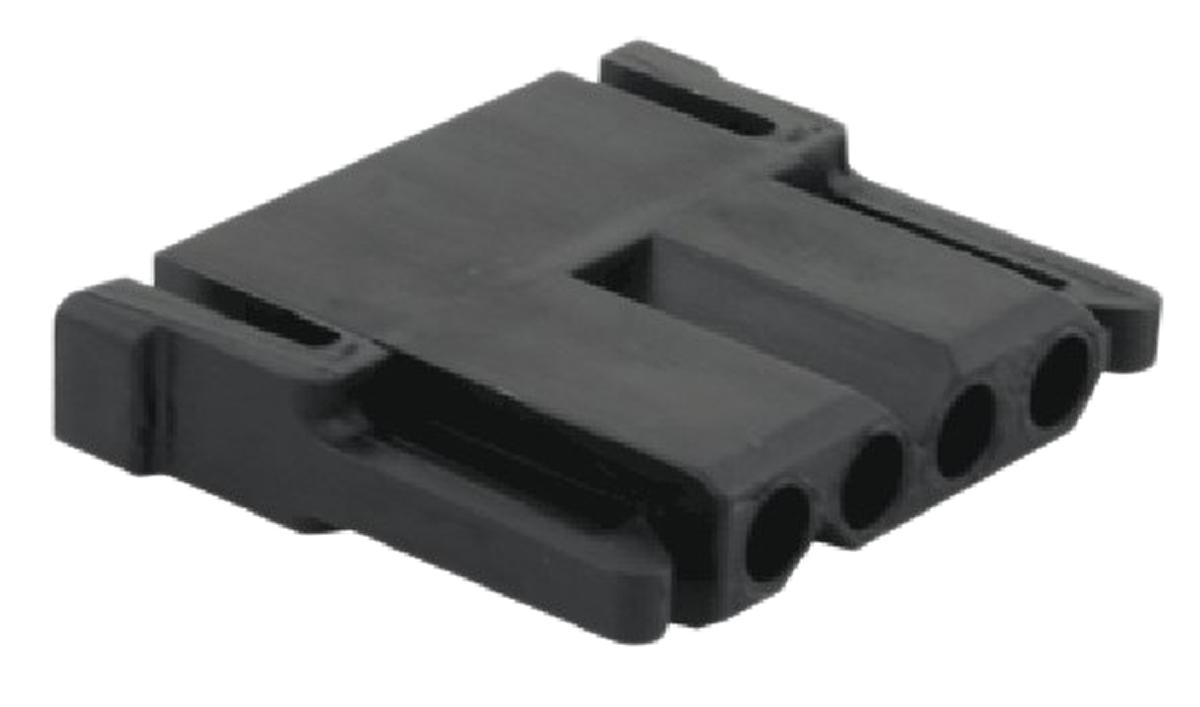 Souriau Sunbank by Eaton, SMS Male Connector Housing, 5.8mm Pitch, 4 Way, 1 Row