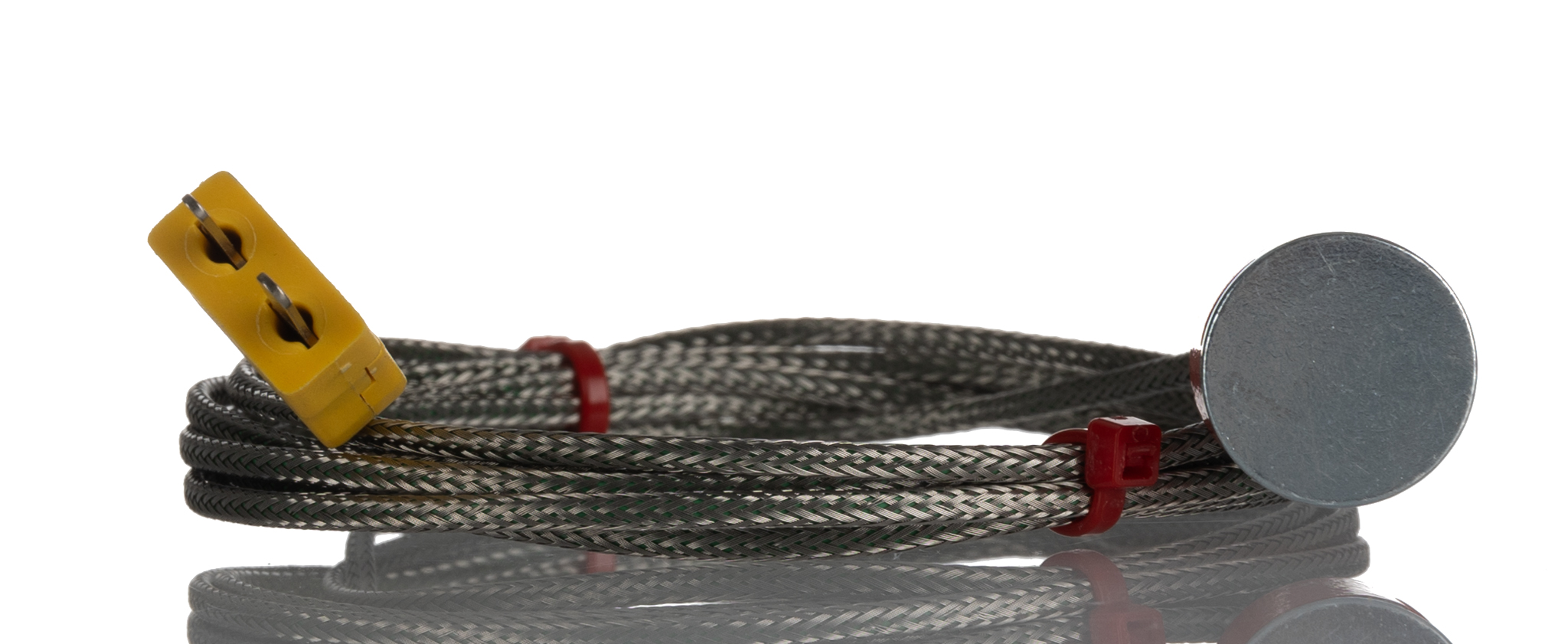 RS PRO Type K Button Magnet Thermocouple 2m Length, 19.1mm Diameter, -50°C → +250°C