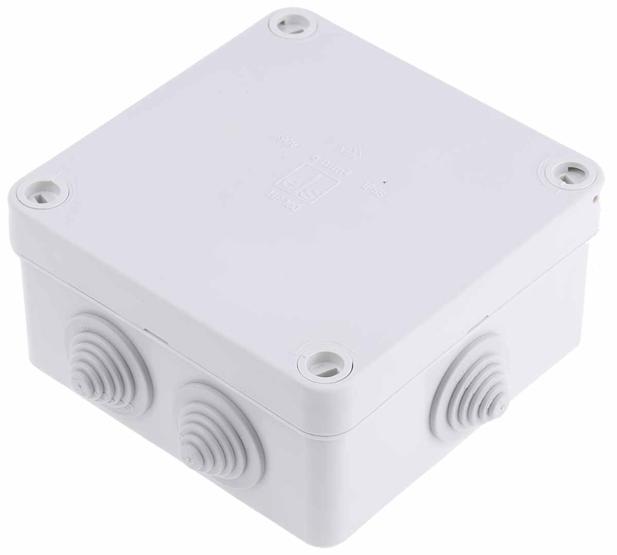 Spelsberg HP Series Grey Polypropylene Junction Box, IP55, 113 x 113 x 58mm