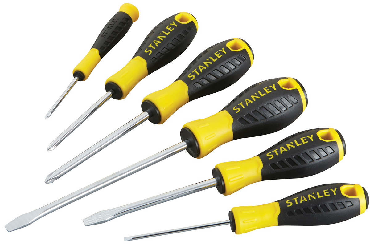 Stanley Phillips; Slotted Screwdriver Set, 6-Piece
