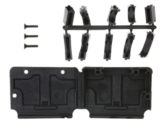 TE Connectivity 207473 Series PP, Thermoplastic D Sub Backshell, 37 Way