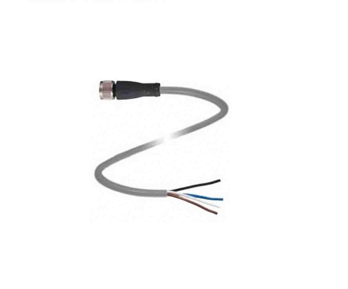 Pepperl + Fuchs Female 4 way M12 to Free End Sensor Actuator Cable, 5 m