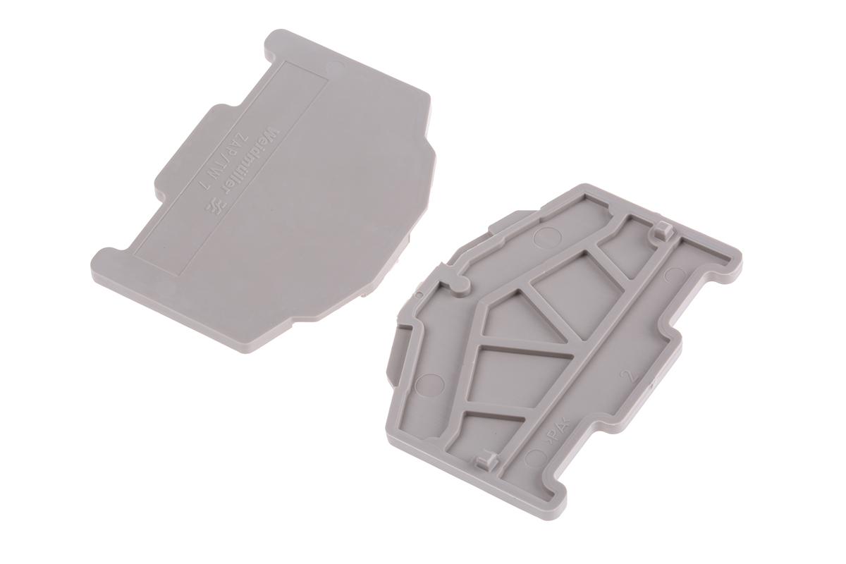 Weidmuller Z Series End Cover for Use with DIN Rail Terminal Blocks