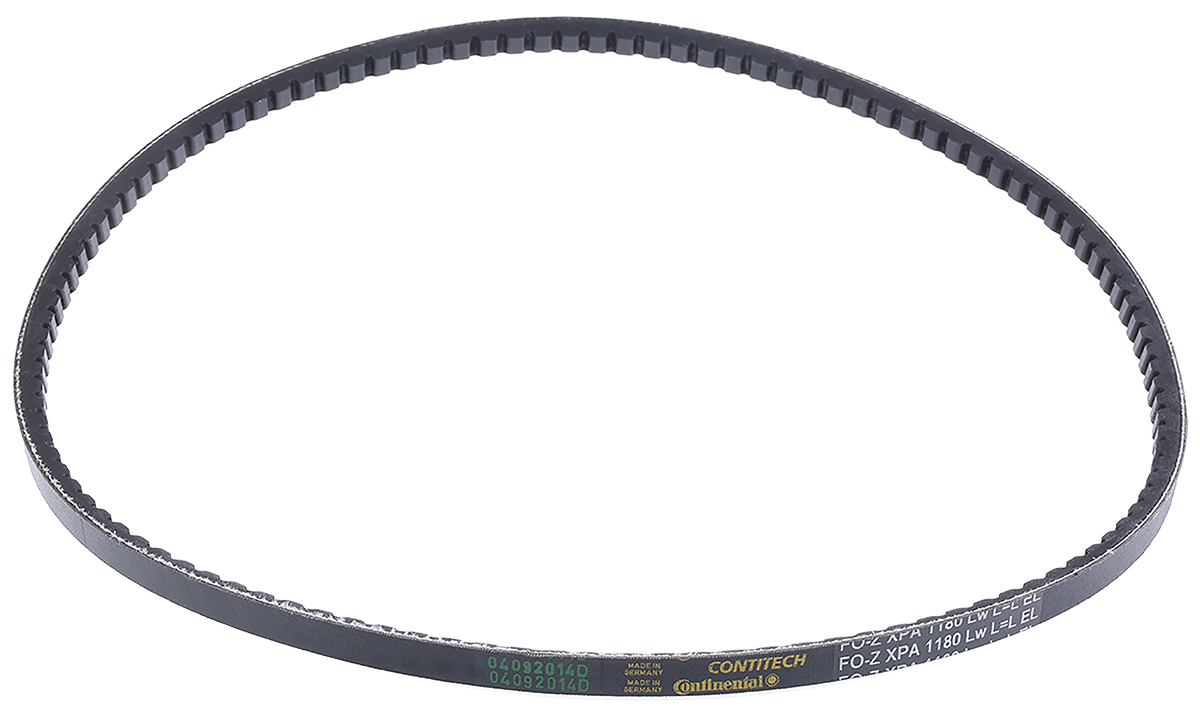 Contitech Drive Belt, belt section XPA, 1180mm Length