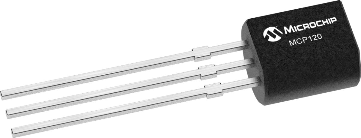 Microchip Voltage Supervisor 4.725V max. 3-Pin TO-92, MCP120-450DI/TO