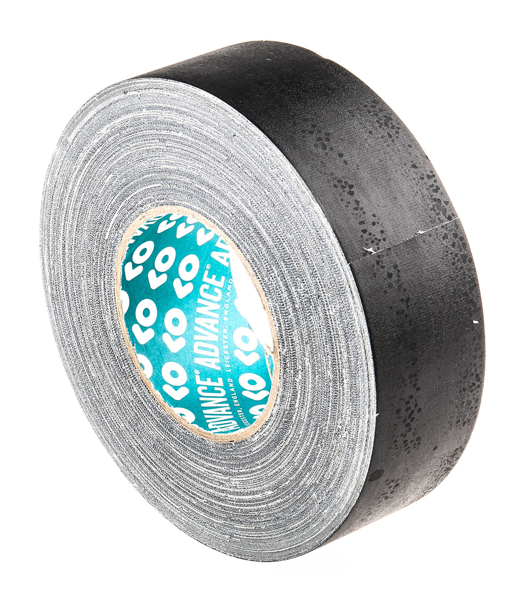 Advance Tapes AT160 AT160 Cloth Tape, 50m x 50mm, Black, Matt Finish