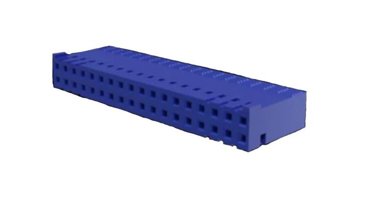 Amphenol Communications Solutions Crimp Connector Housing, 2mm Pitch, 6 Way, 2 Row