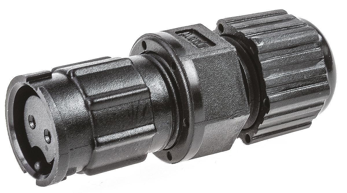 Amphenol Industrial Circular Connector, 2 Contacts, Panel, Standard Connector, Socket, Female, IP67, Ceres Series