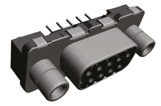 TE Connectivity Amplimite HDP-20 25 Way Through Hole D-sub Connector Socket, 2.76mm Pitch, with 4-40 UNC Female