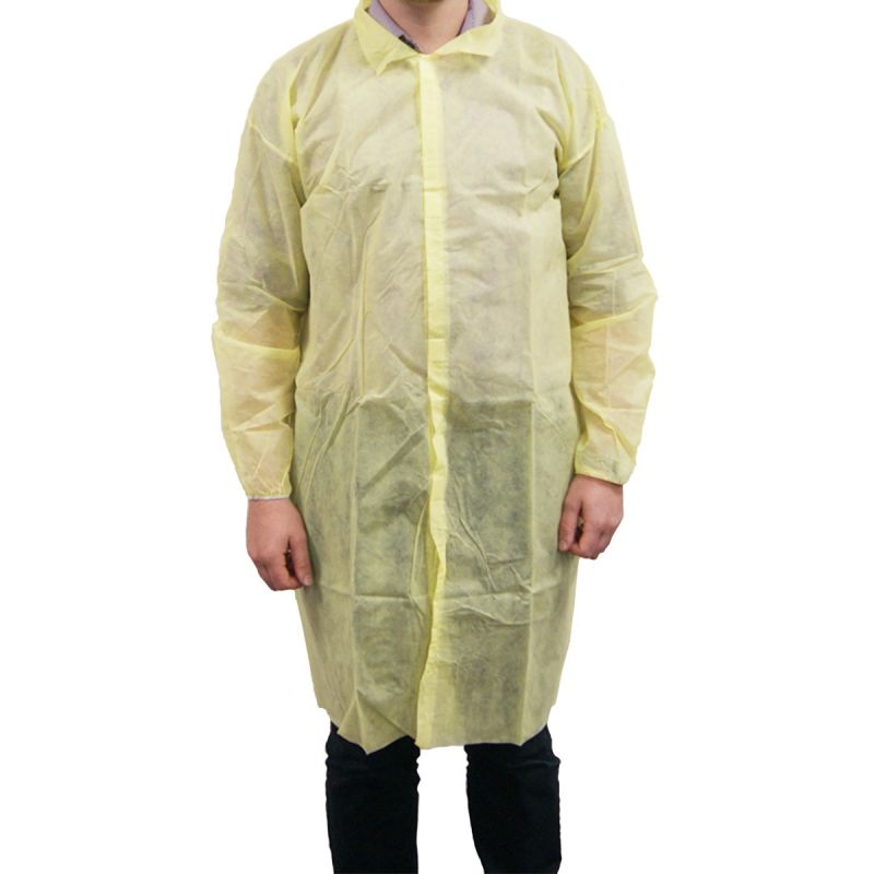 RS PRO Yellow Unisex Visitor Coat, XXL