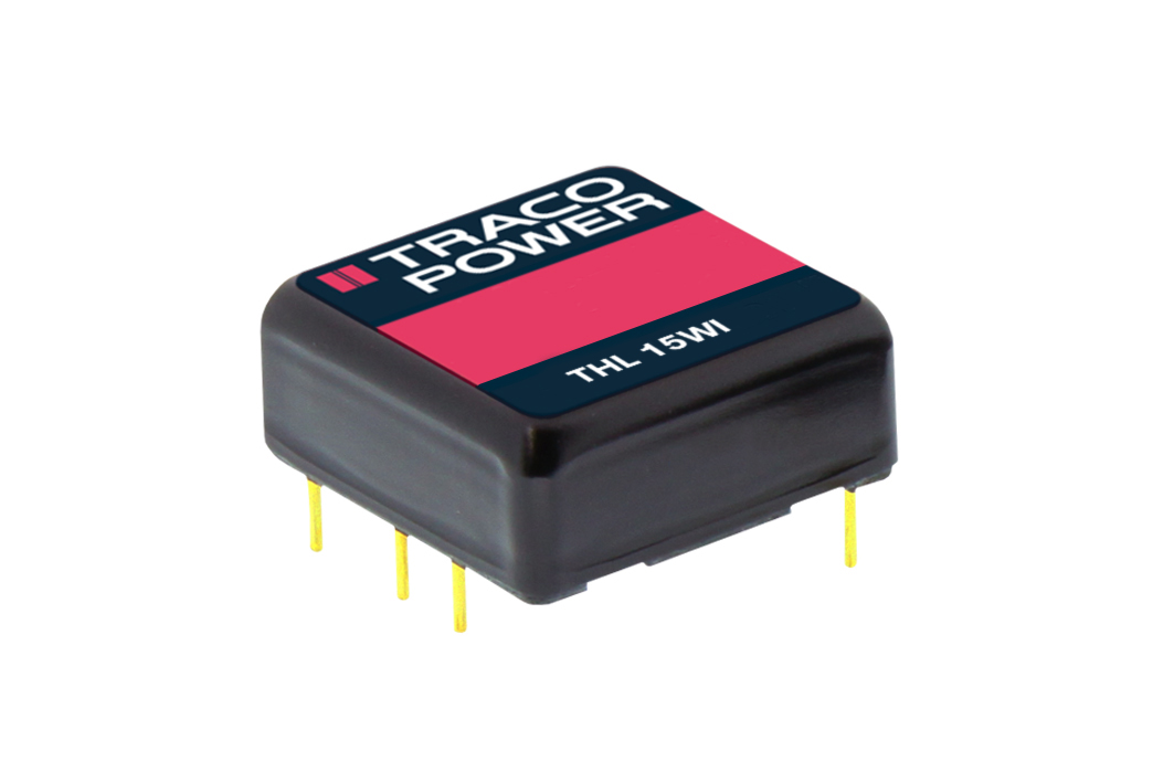 TRACOPOWER THL 15WI DC-DC Converter, 12V dc/ 1.25A Output, 9 → 36 V dc Input, 15W, Through Hole, +70°C Max Temp