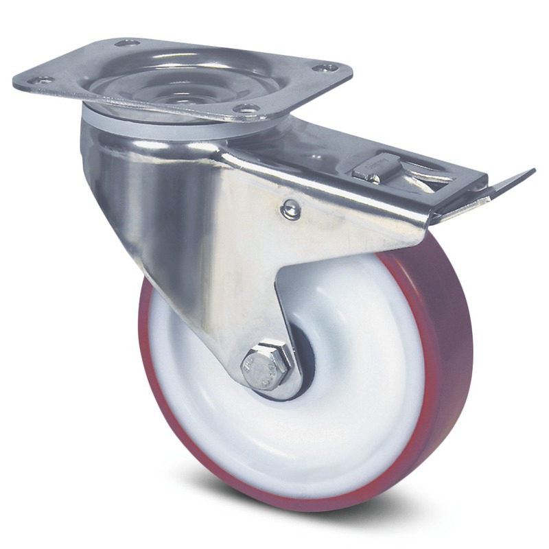 Tente Swivel Castor Wheel, 350kg Capacity, 160mm Wheel