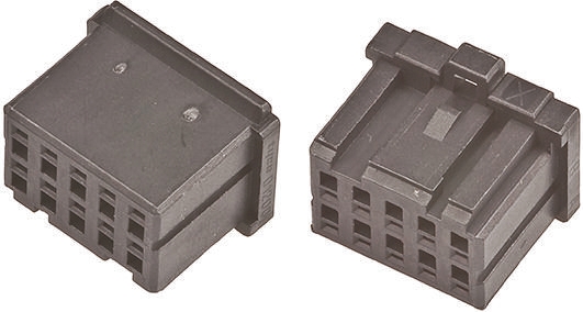TE Connectivity, Dynamic 1000 Female Connector Housing, 2.5mm Pitch, 6 Way, 2 Row