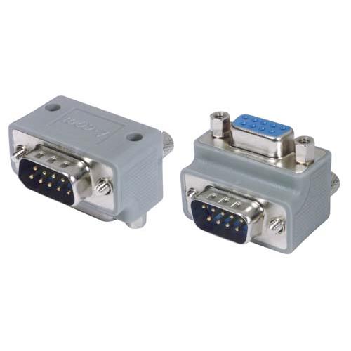 L-Com D Sub Adapter Male 9 Way D-Sub to Female 9 Way D-Sub