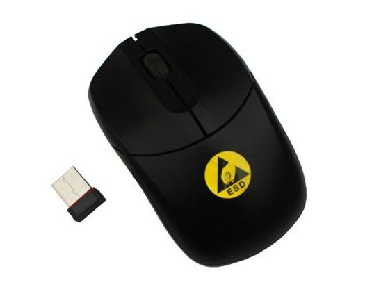 EUROSTAT Wireless ESD Optical Mouse