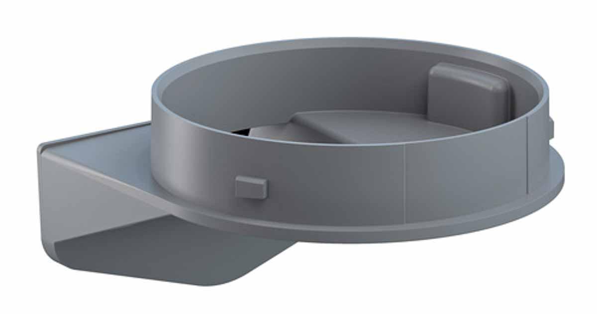 Werma IP66 Rated Grey Mounting Base