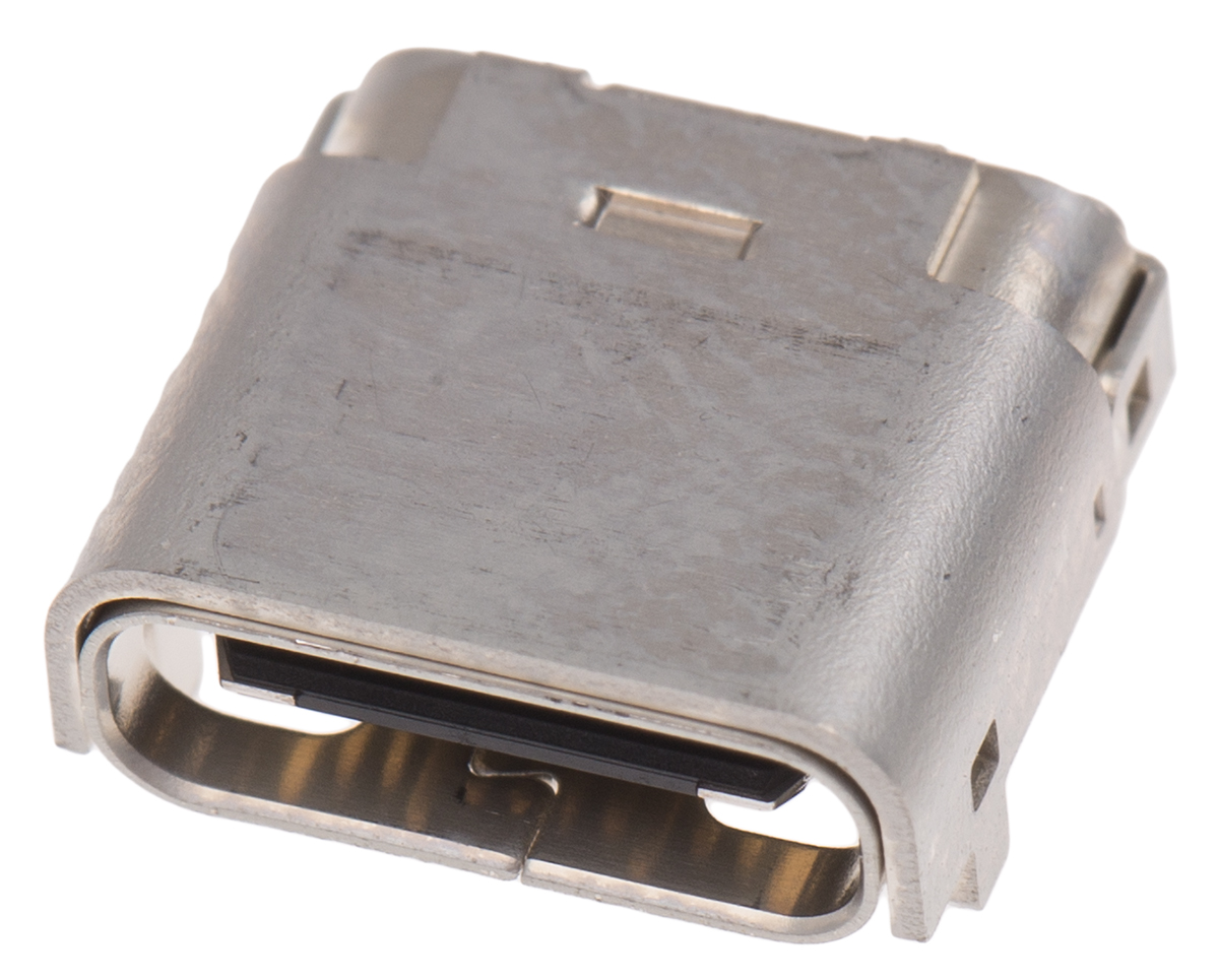 JST Right Angle, SMT, Socket- Single Port Type C 3.1 USB Connector
