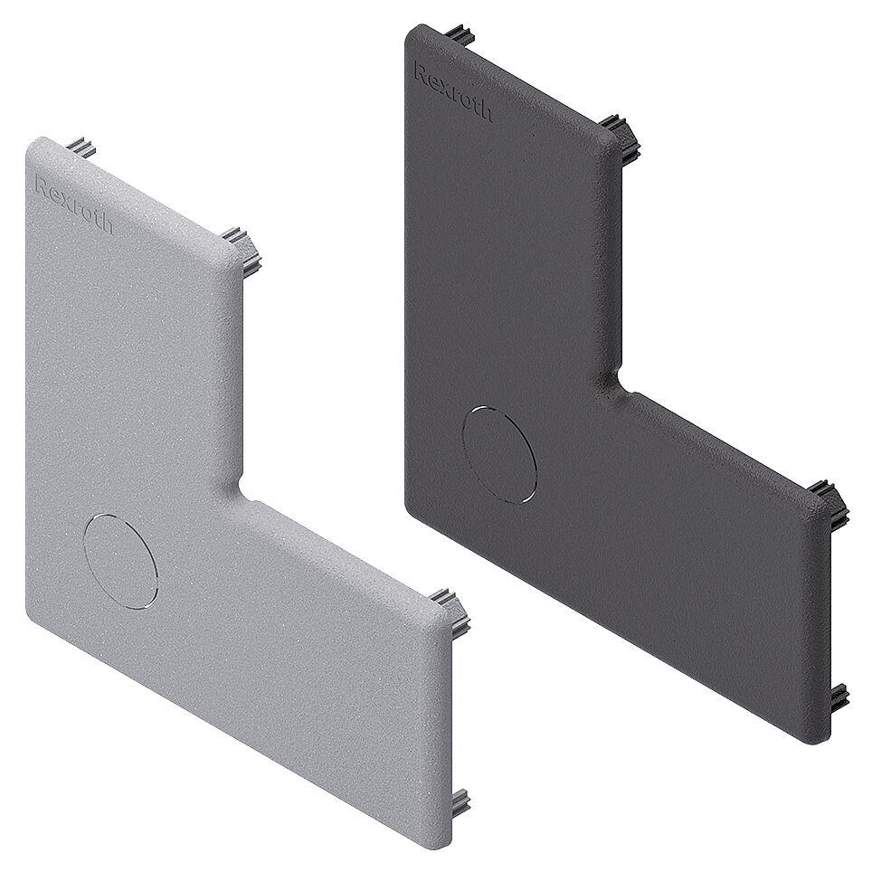 Bosch Rexroth Black PP Cover Cap, 10mm Groove