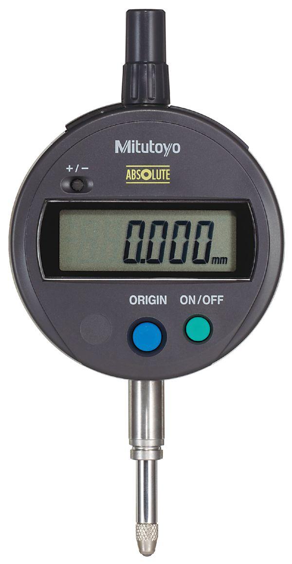 Mitutoyo 543-790B-10Metric Plunger Digital Indicator, 12.7 mm Measurement Range, 0.001 mm Resolution , 0.003 mm