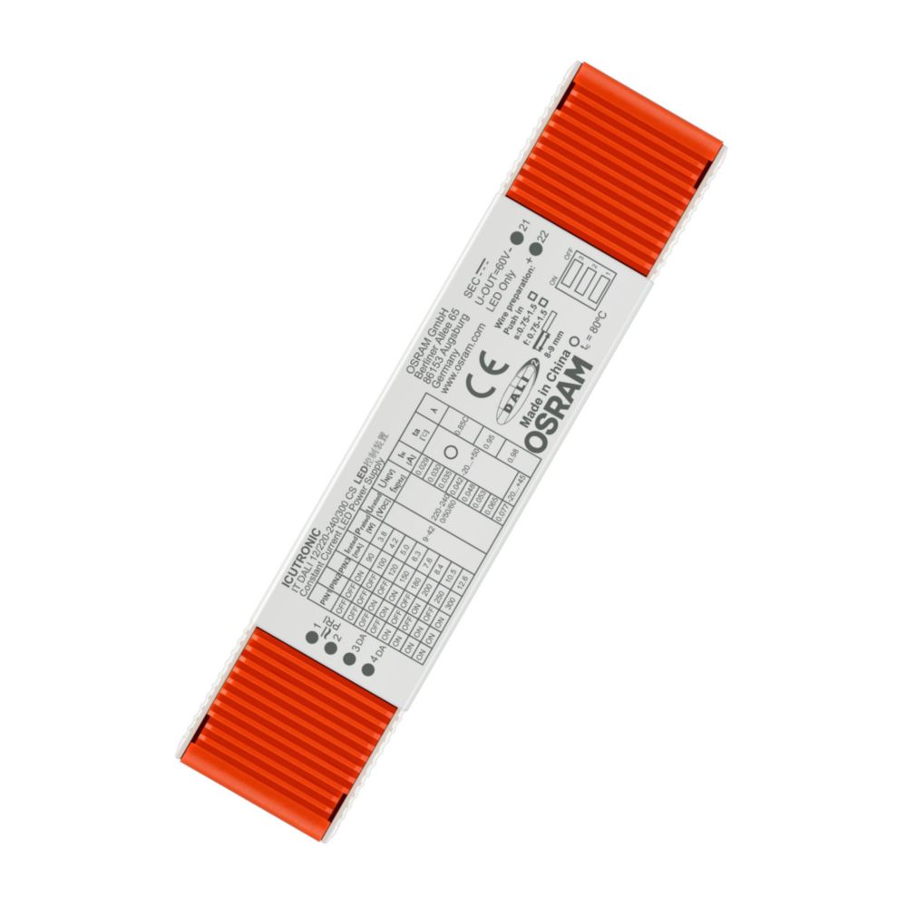 Osram Dimmable LED Driver, 9 → 42V Output, 12.6W Output, 300mA Output, Constant Current Dimmable