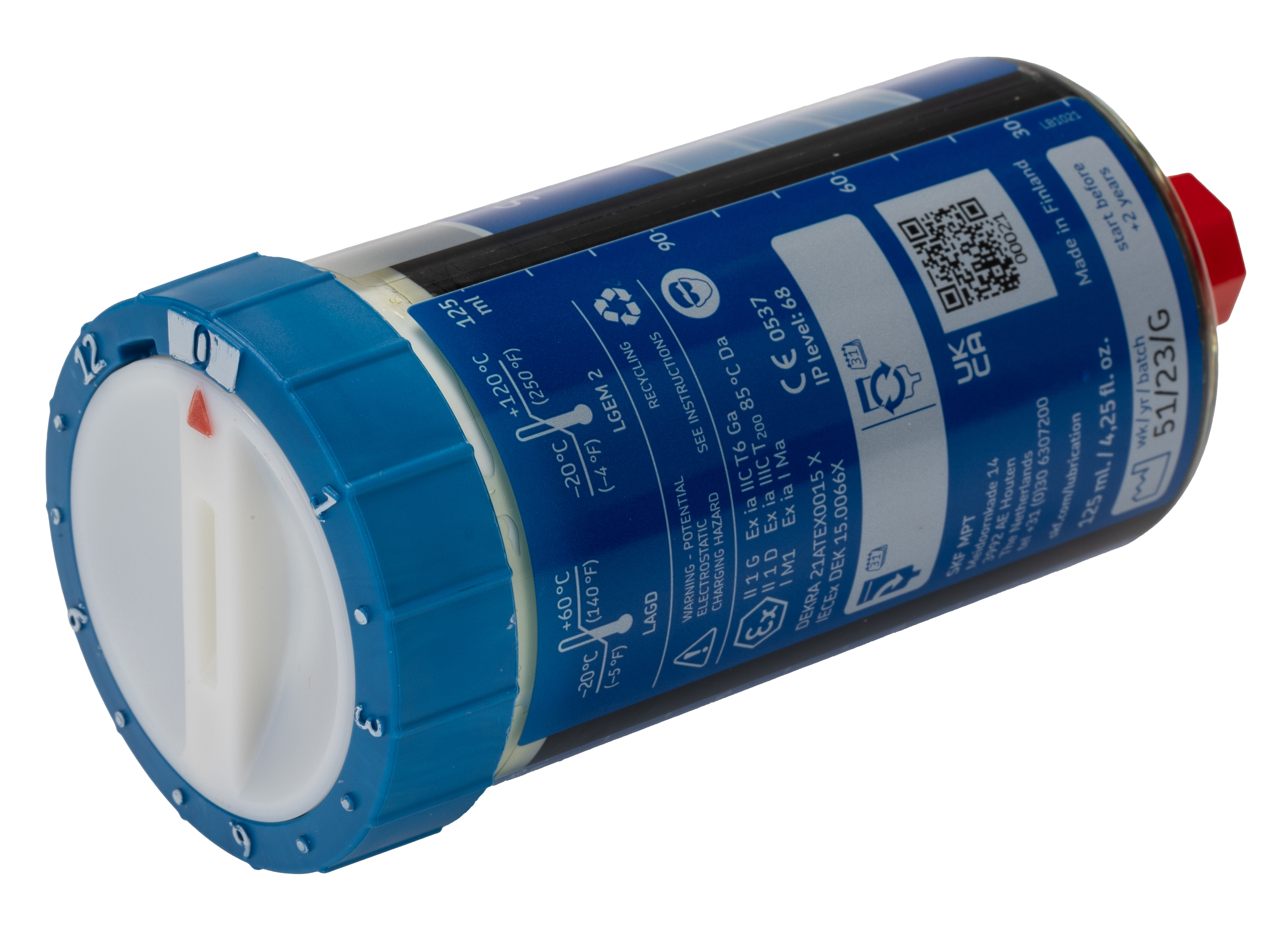 SKF Plastic Single Point Automatic Lubricator, 125 ml