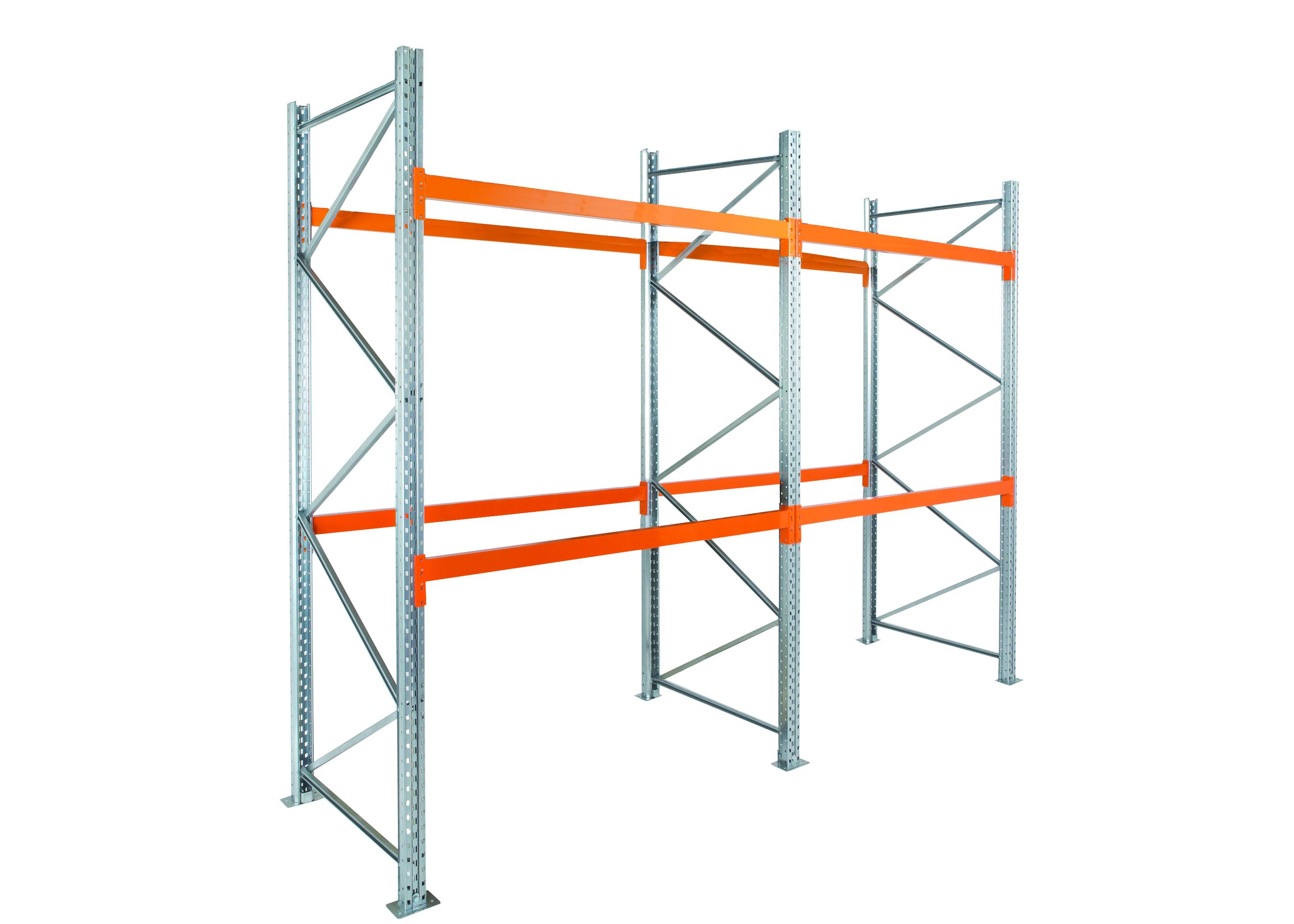 Manorga Steel Galvanised, Orange Storage Racking, 3000mm, 2700mm x 1100mm