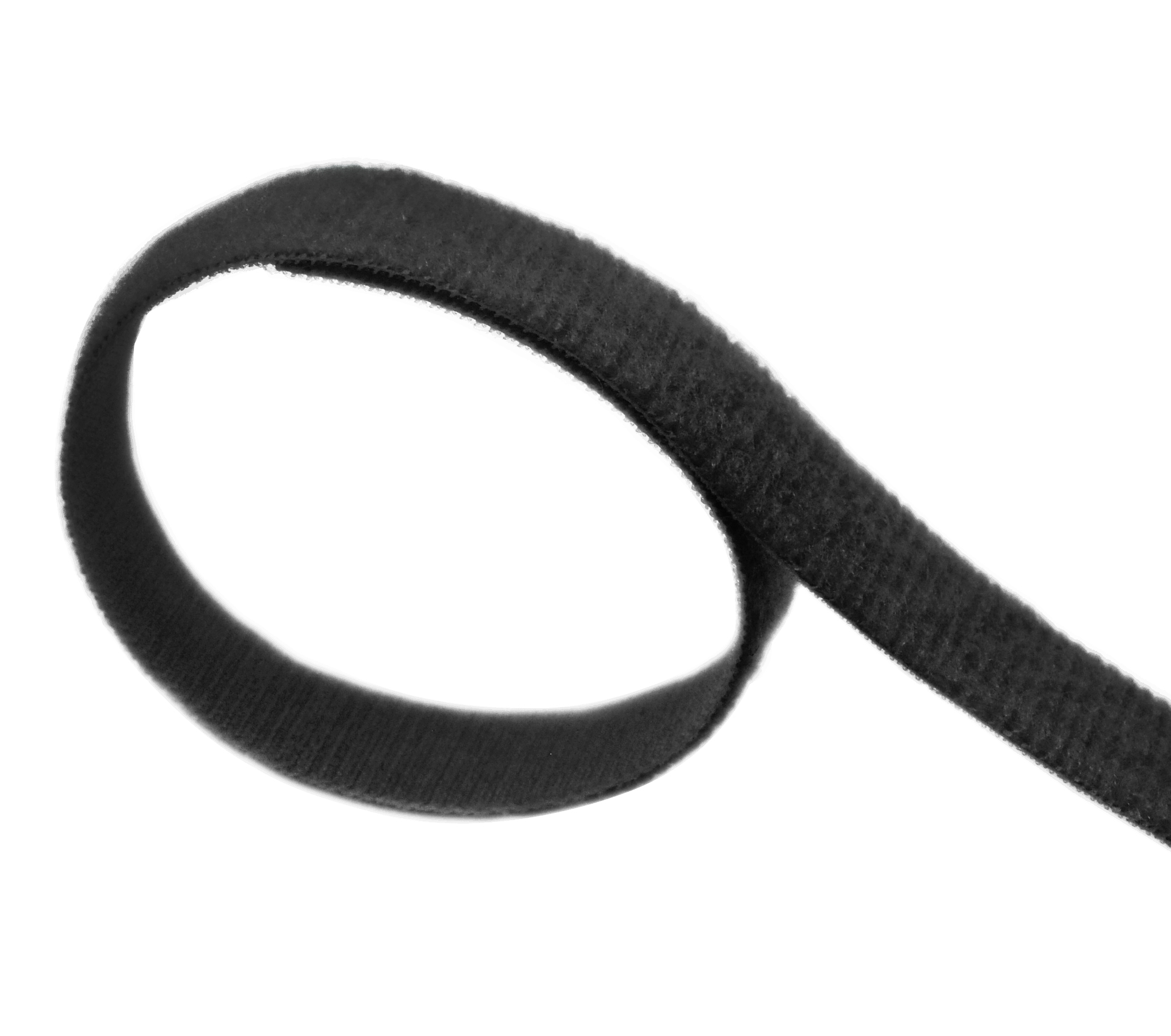 Velcro  Self Engaging Black Reclosable Fastener, 50mm x 25m