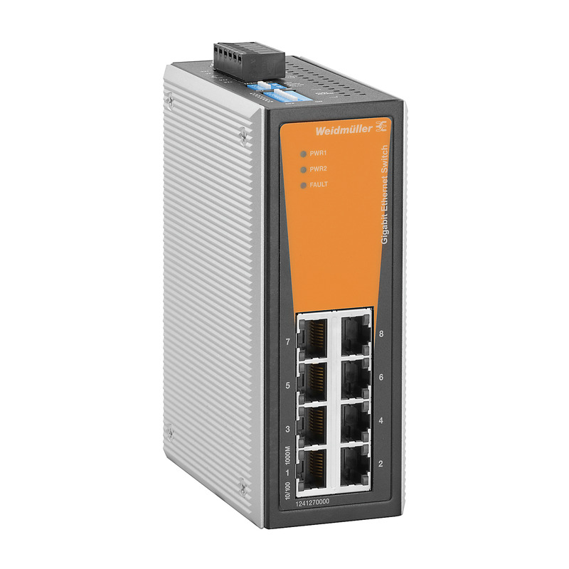 Weidmüller Unmanaged 8 x RJ45 Port Network Switch