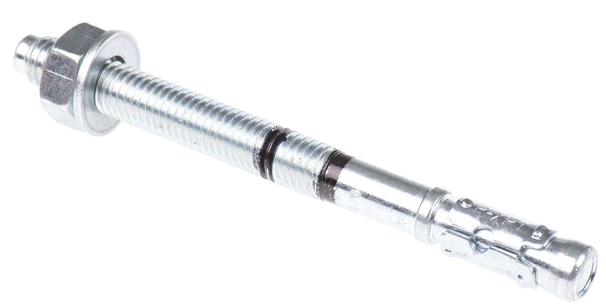 RawlPlug Steel Bolt Anchor 10mm x 115mm, 10mm Fixing Hole