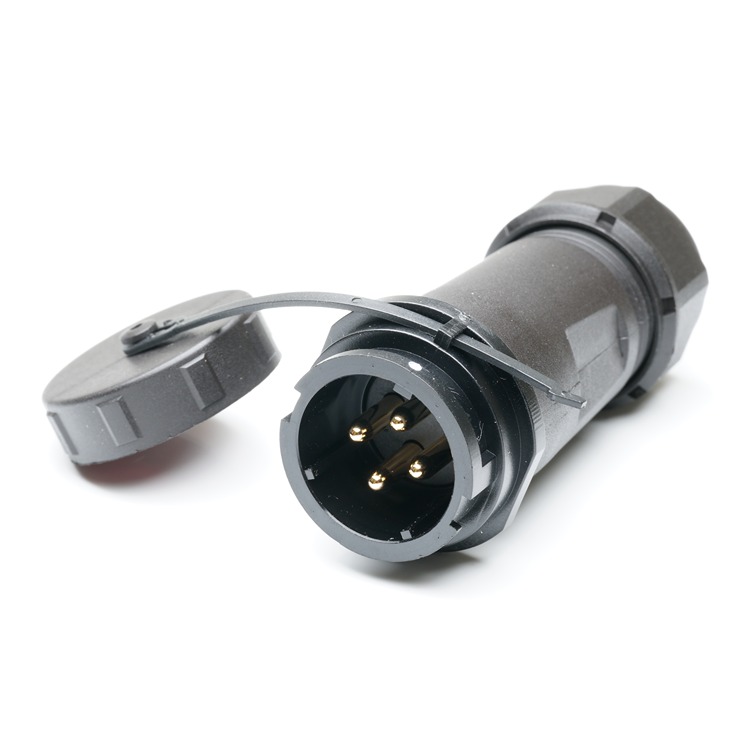 RS PRO Industrial Circular Connector, 4 Contacts, In-Line Cable Mount, SY21 Connector, Socket, Male, IP67, SY21 Series