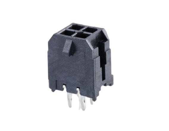 Molex 44914 Series Vertical Through Hole PCB Header, 4 Contact(s), 3 mm Pitch, 2 Row, Shrouded