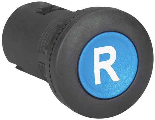 Allen Bradley 800F Series Blue Reset Push Button Head, 22mm Cutout, IP65