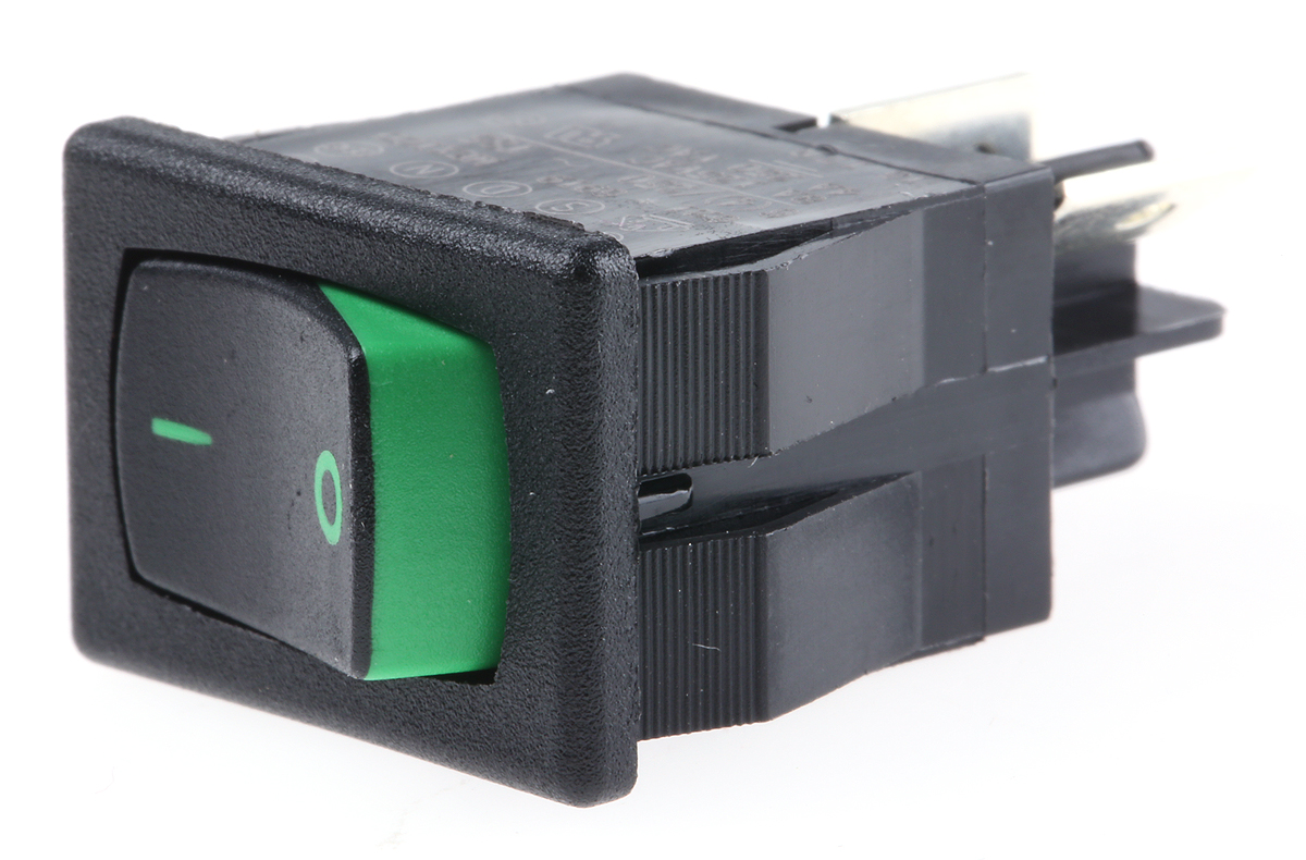 Carlingswitch SPST, On-Off Rocker Switch Panel Mount