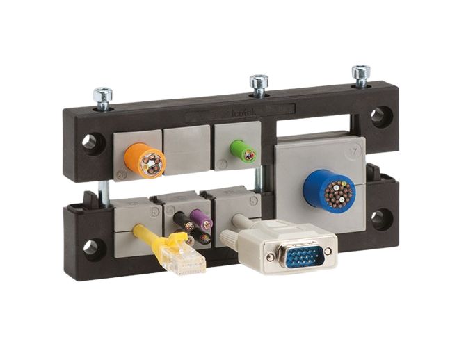 Icotek KEL Series Black, Grey Polyamide Cable Gland Kit, 35mm max.